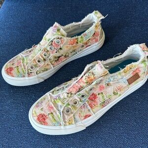 Blowfish Multicolor Floral Canvas Sneakers